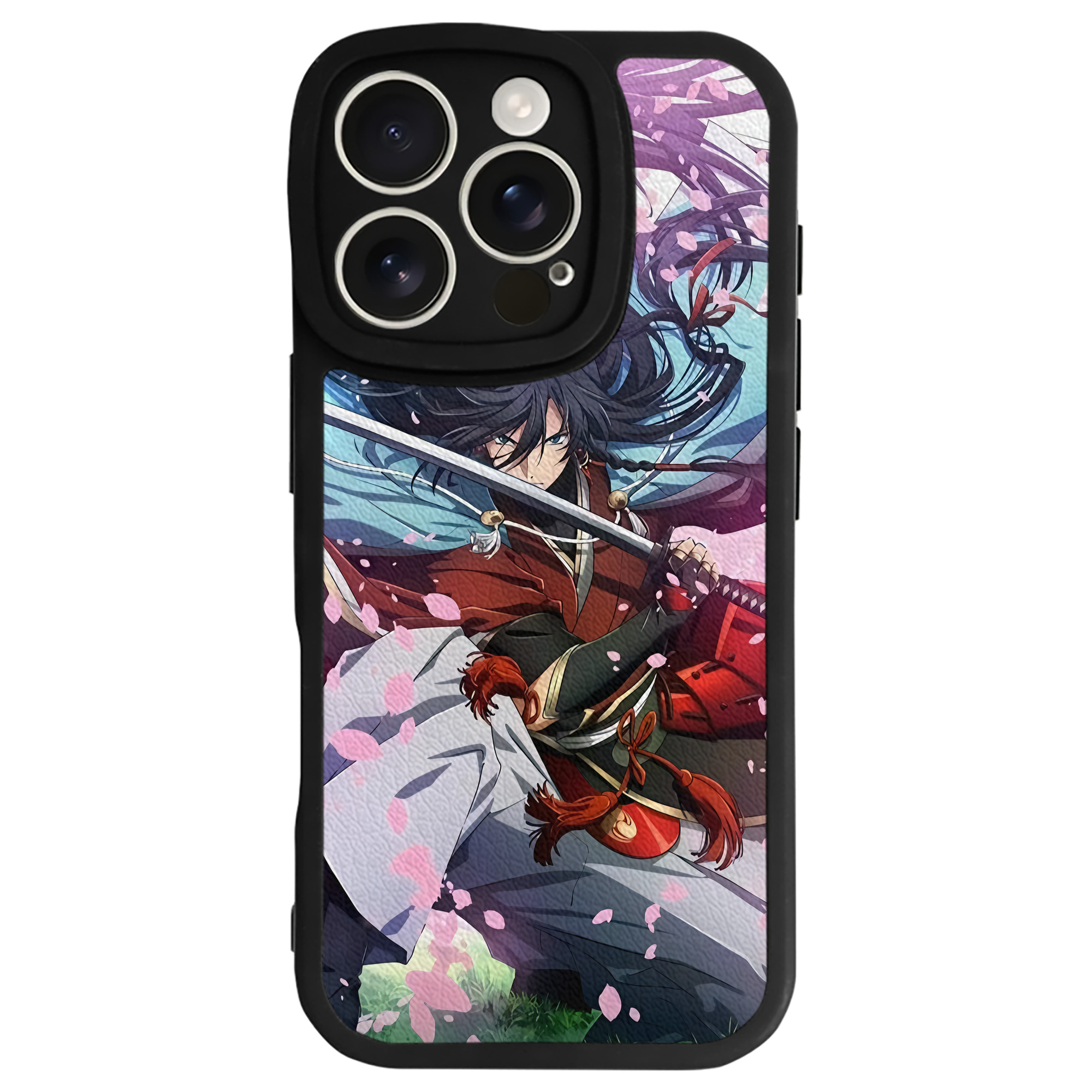 （画像用） 刀剣乱舞 Touken Ranbu 【iPhone 16シリーズ対応】シリコンスマホケース（レザー調） 材質：シリコン